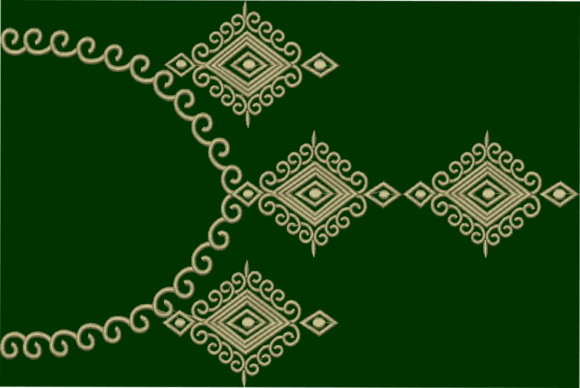 Diamond Game: A Seasonal Embroidery Gem